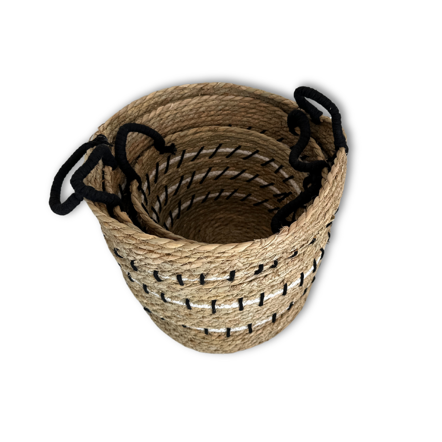 Set de Cestas de Organización de Fibras Naturales: Orden y Estilo para Tu Hogar
