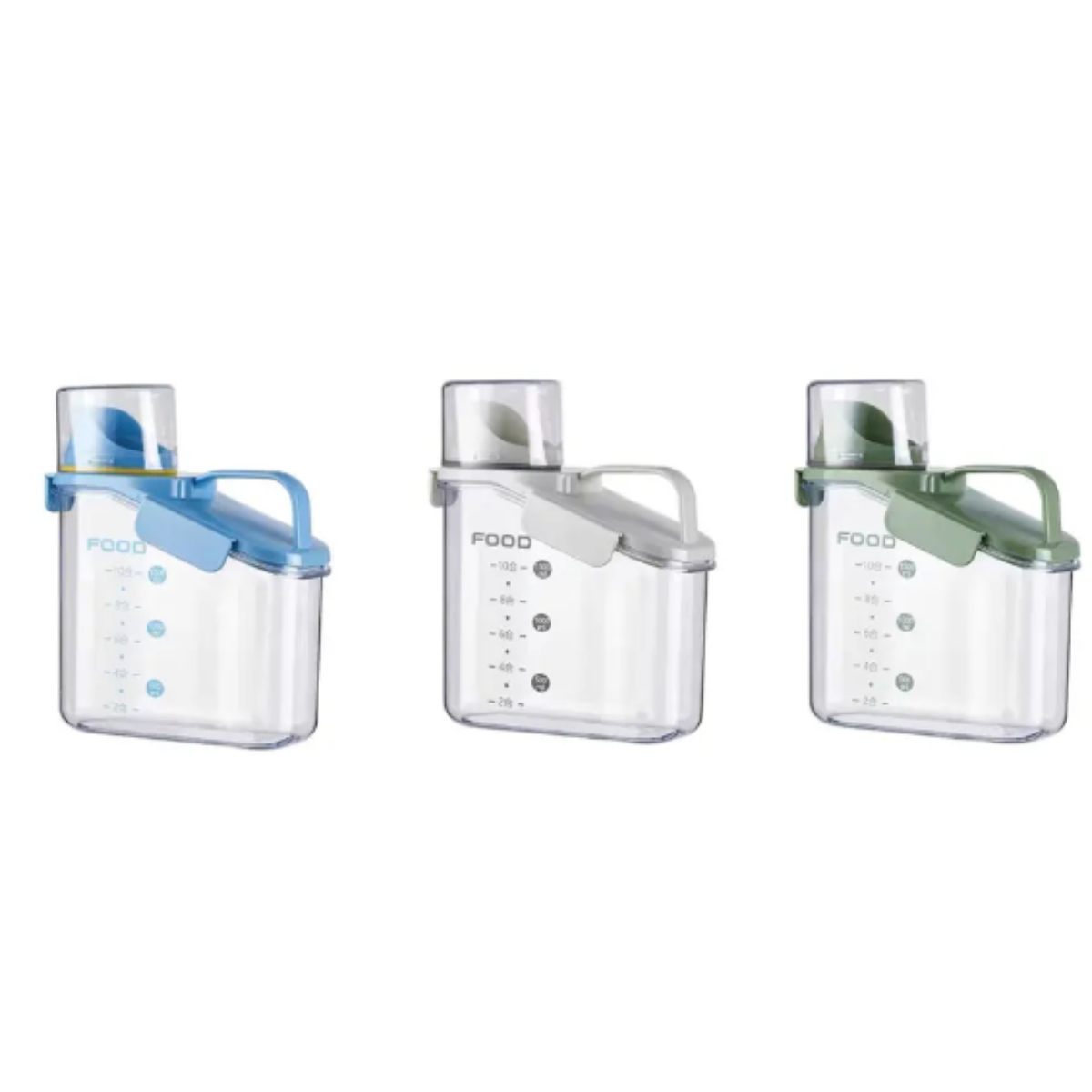 Contenedores Herméticos con Dosificador Pequeño 1500ml Colores