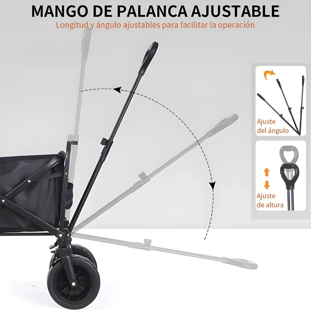 Carrito Para Compras Plegable Ideal Para Camping Ferias