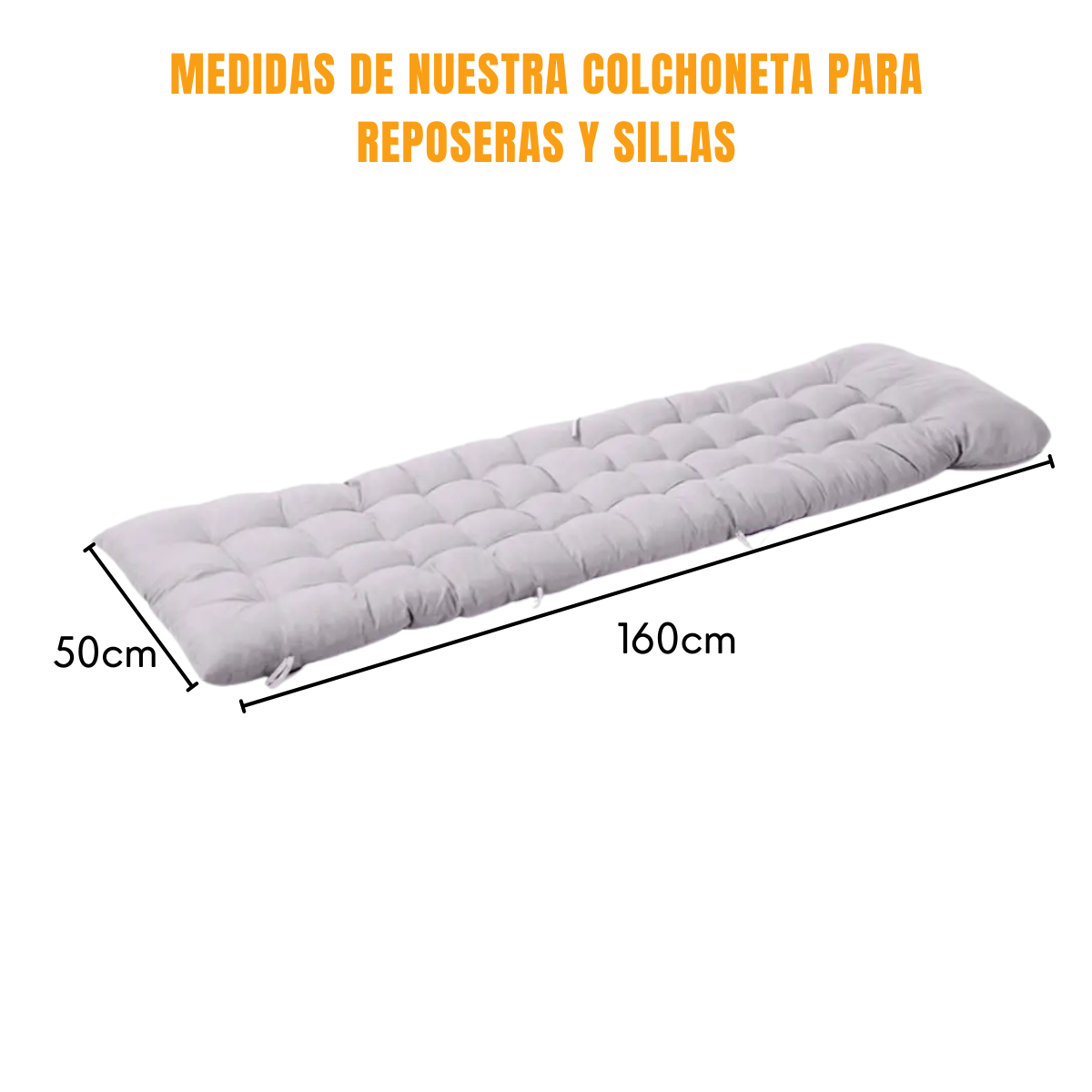 Cojín para Reposera o Silla Terraza