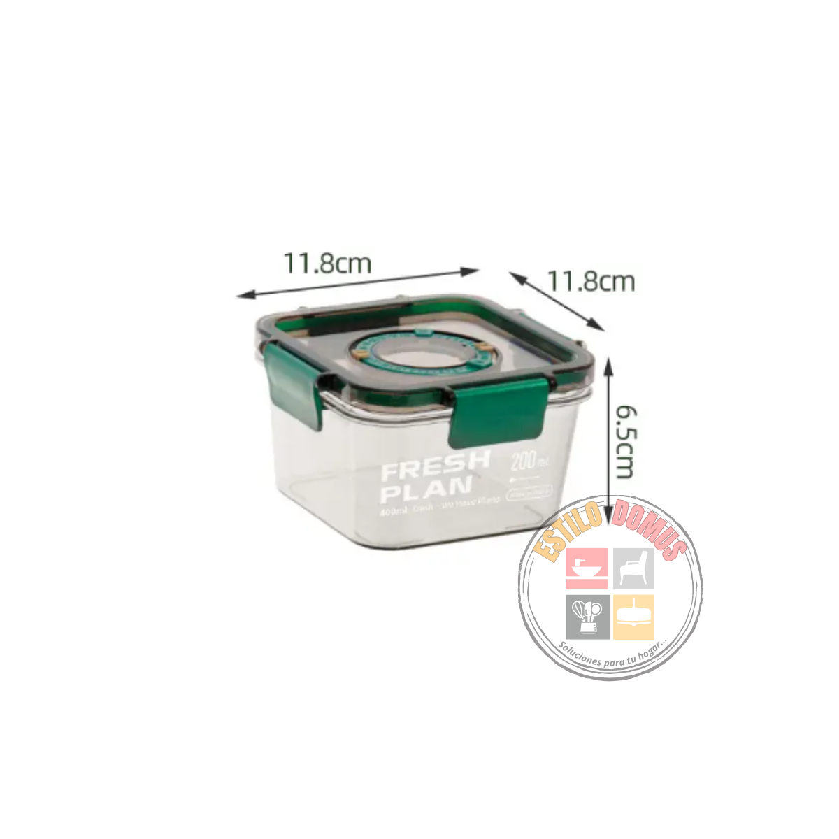 Contenedor Hermetico con Marcador de Fecha