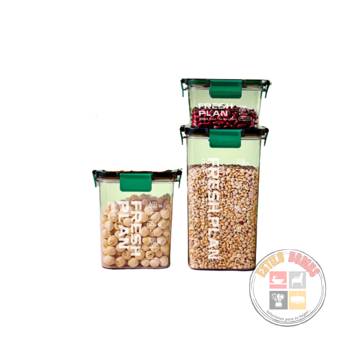 Contenedor Hermetico con Marcador de Fecha sin BPA