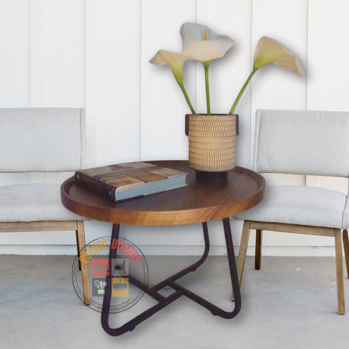 Jarron Ceramica Moderno mediano tonos neutros, elegante y funcional, Apto para todos los estilos de Decoración