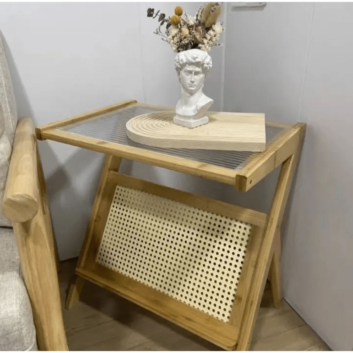 Mesa Auxiliar - Color Madera Natural