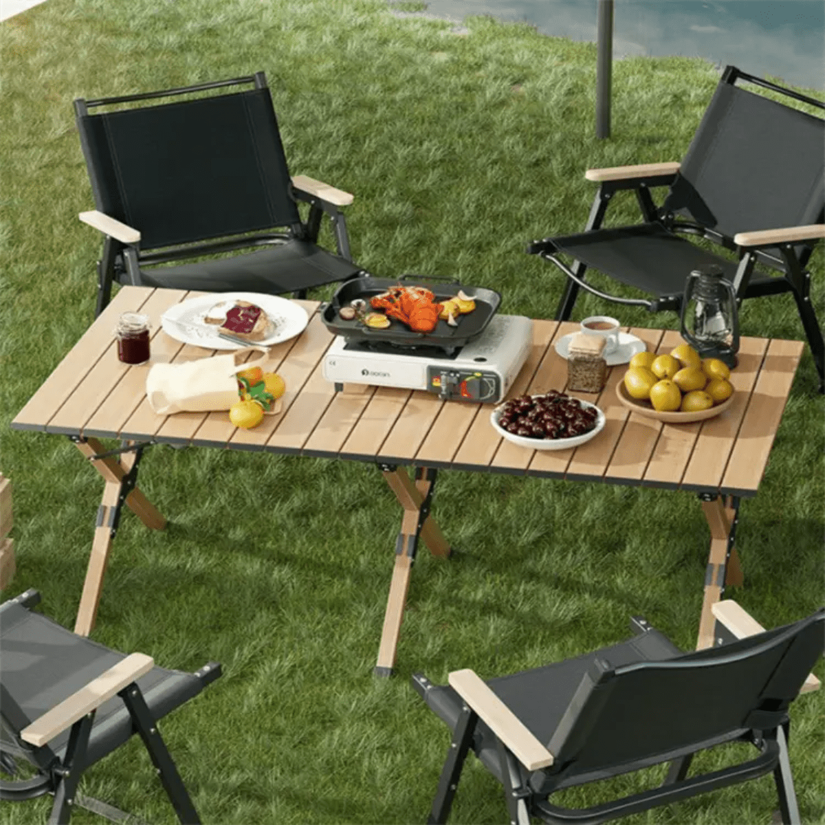 Mesa Multiuso Plegable Portatil 120x60x45cm