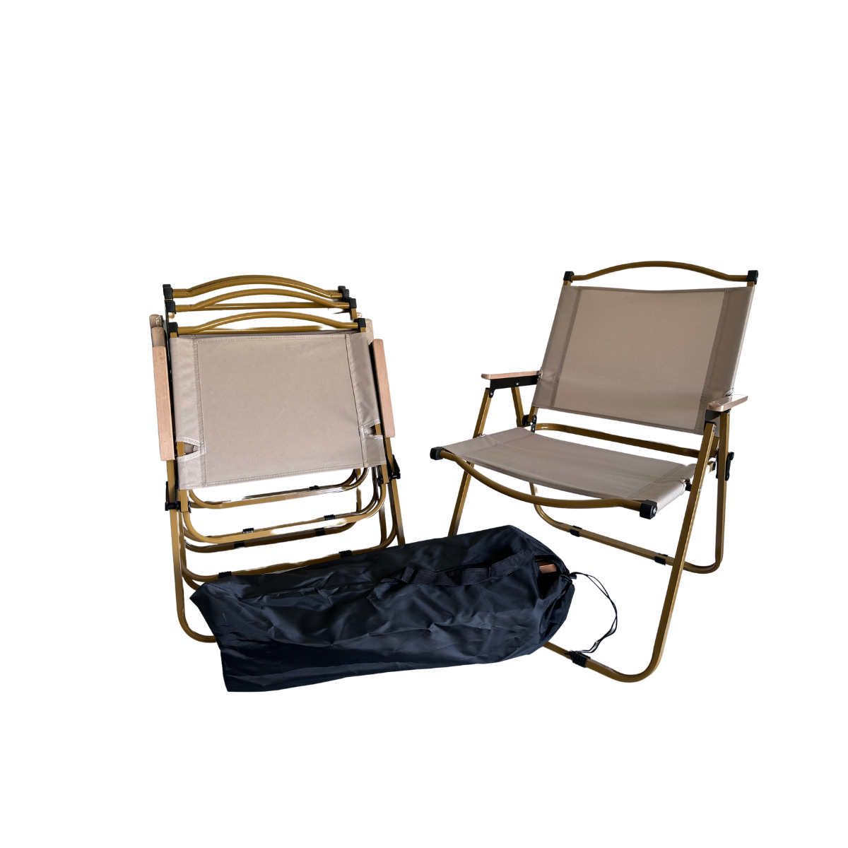 Set 4 Sillas Plegables + Mesa Camping Plegable