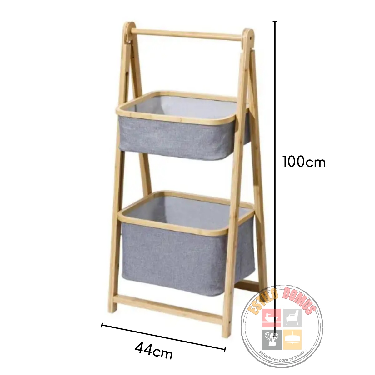 Mueble Tela y Bambú Minimalista Sala de Estar Baño Dormitorio
