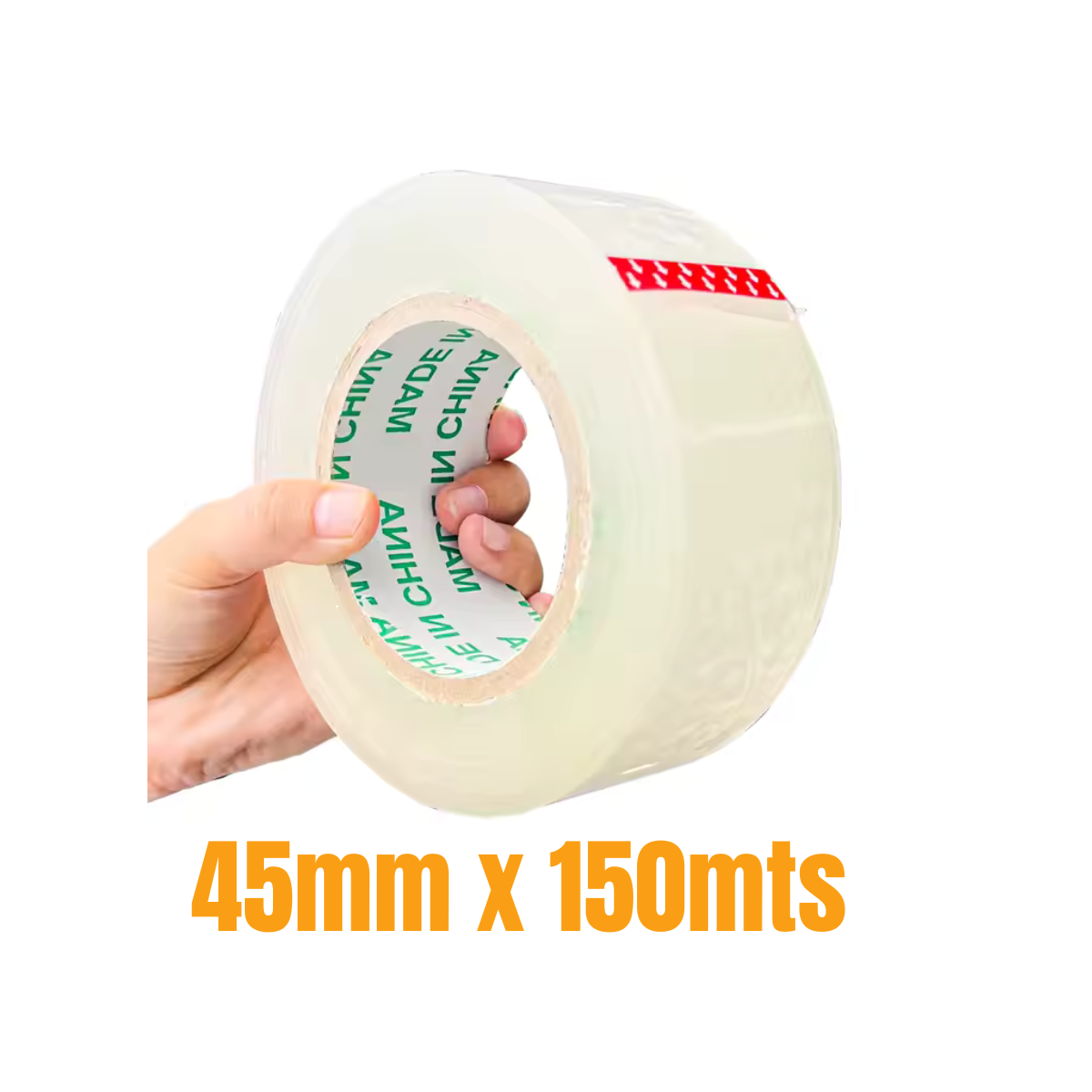 Pack 6 Cintas de Embalaje de 45mm x 150Mts - Alta Adherencia y Flexibilidad