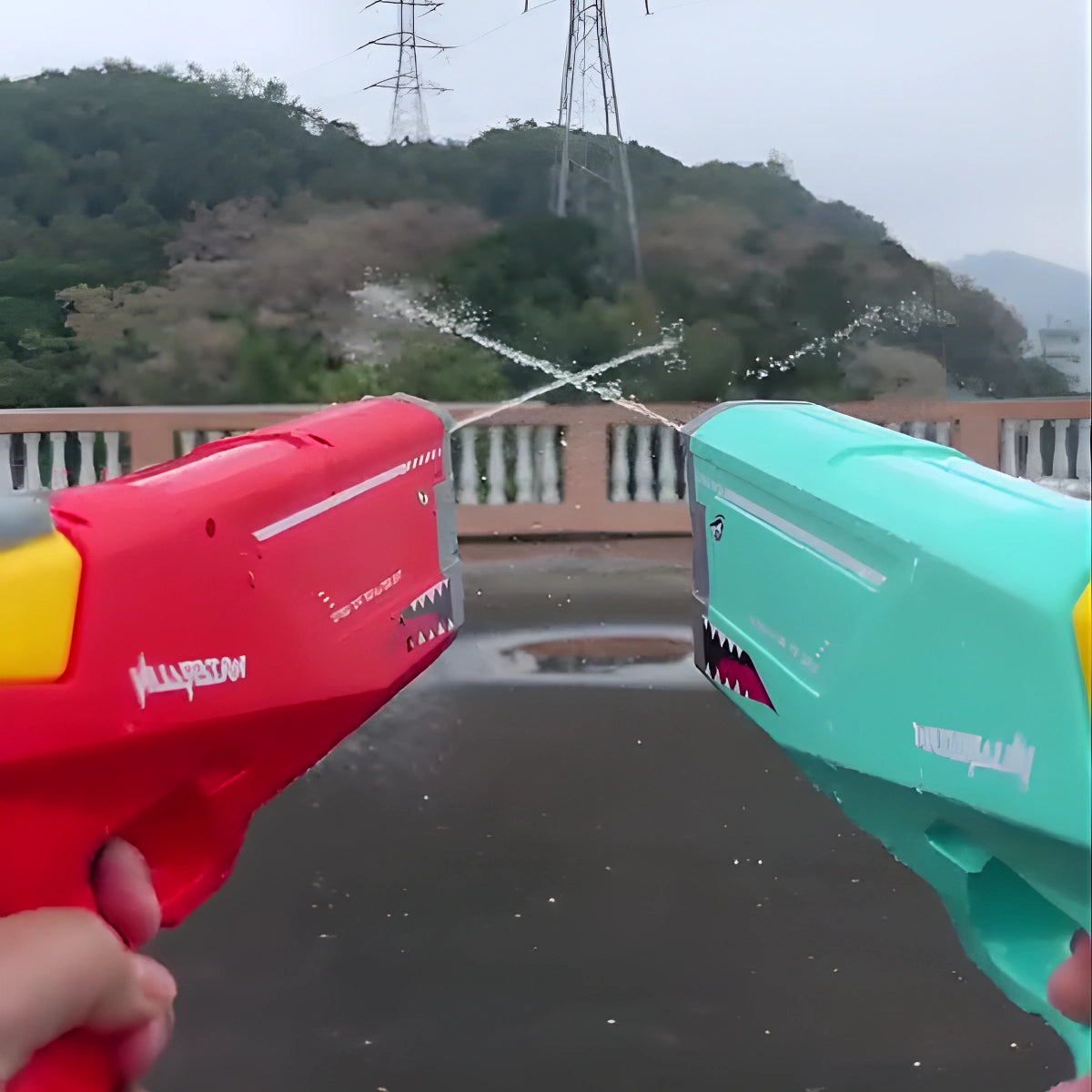 Pistola Lanza Aguas Eléctrica Water Gun