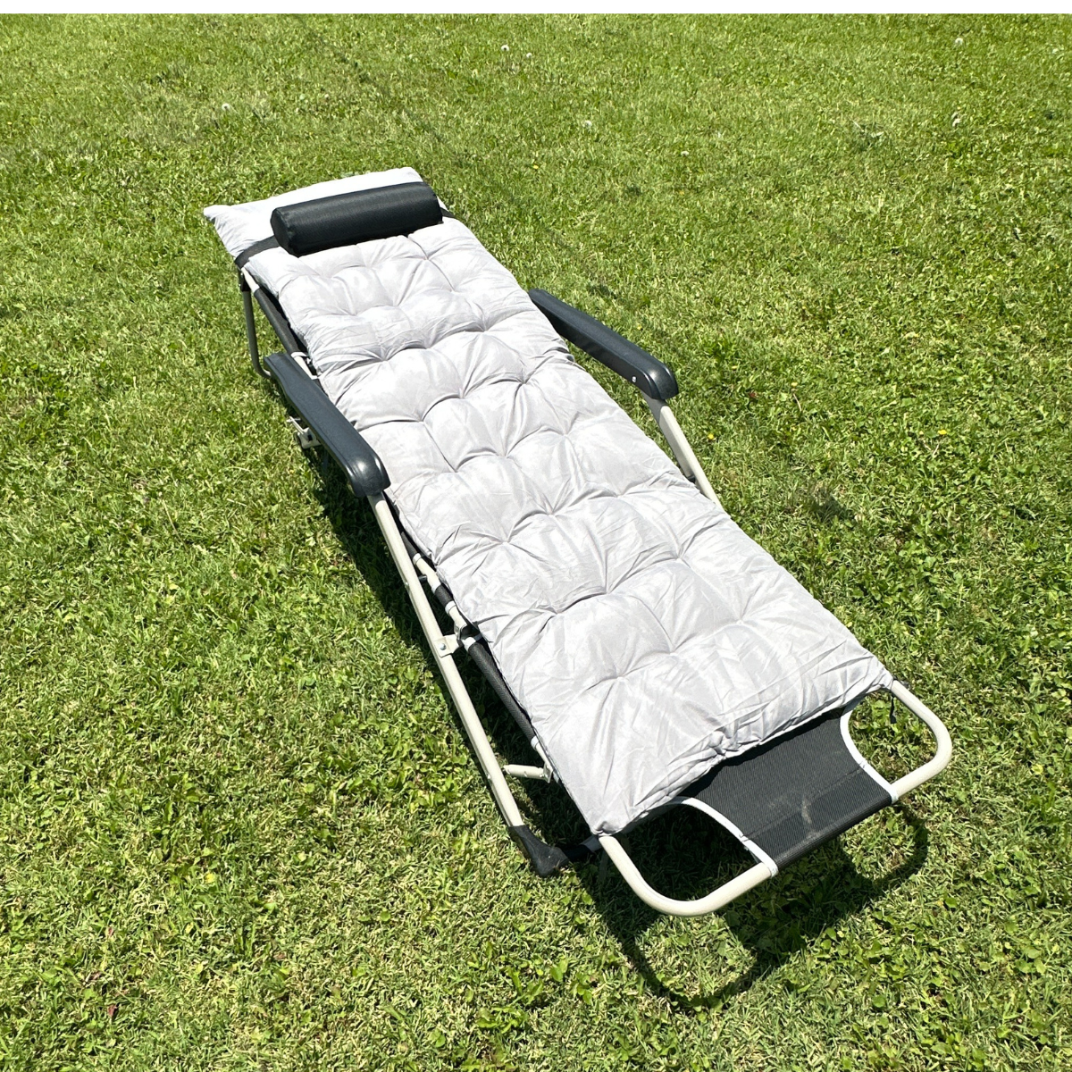 Silla Reposera Acolchada Plegable Aire Libre Playa Terraza