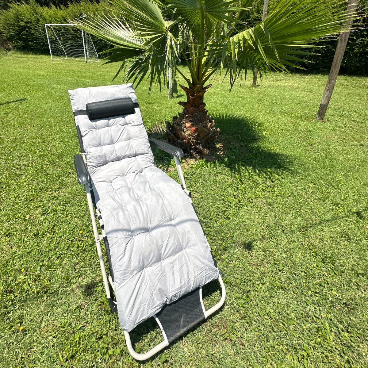 Silla Reposera Acolchada Plegable Aire Libre Playa Terraza