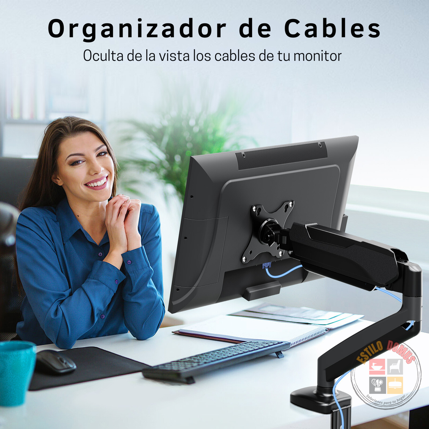 Soporte Simple Monitor Escritorio Soporte Simple Brazo Mountup
