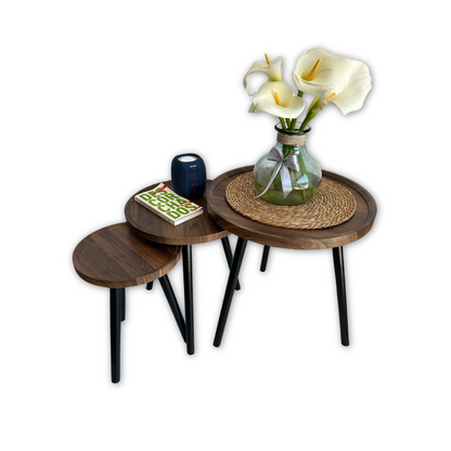 Set Tres Mesas Redondas – Estilo y Funcionalidad para tu Hogar