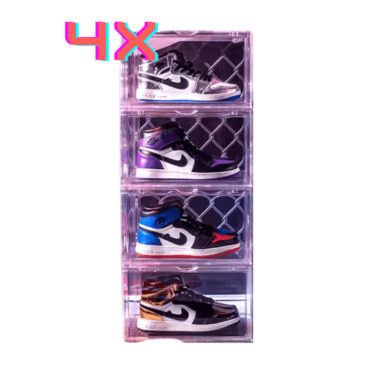 4 Cajas de Almacenamiento para Zapatillas Extra Resistentes