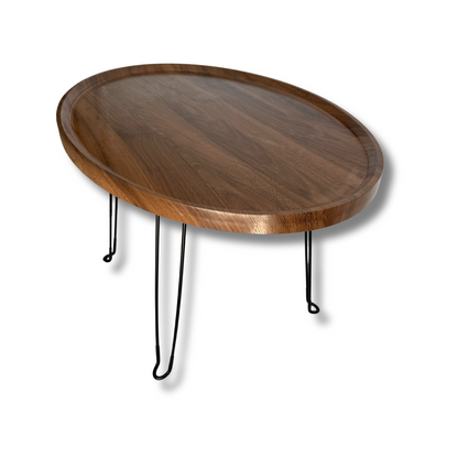 Mesa Ovalada de Madera Grande – Diseño Moderno y Versátil para Tu Hogar