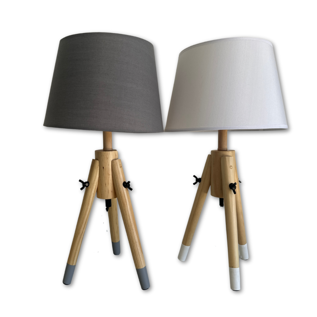 Lámparas de Mesa Trípode de Madera