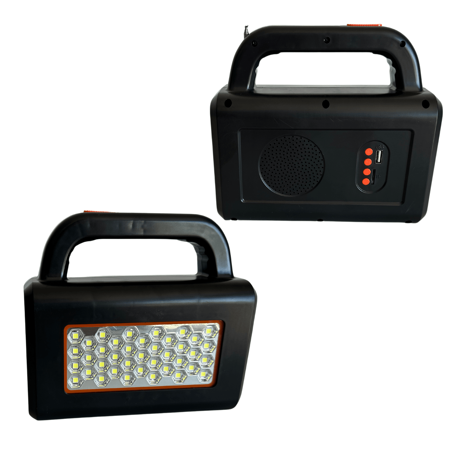 Linterna Solar Multifuncional con Accesorios – Ideal para Emergencias y Ahorro Energético