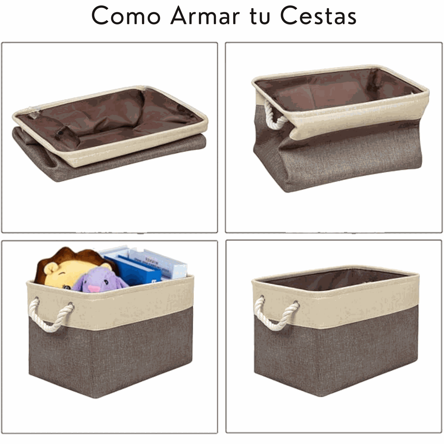 Canasto para closet, organiza tu ropa