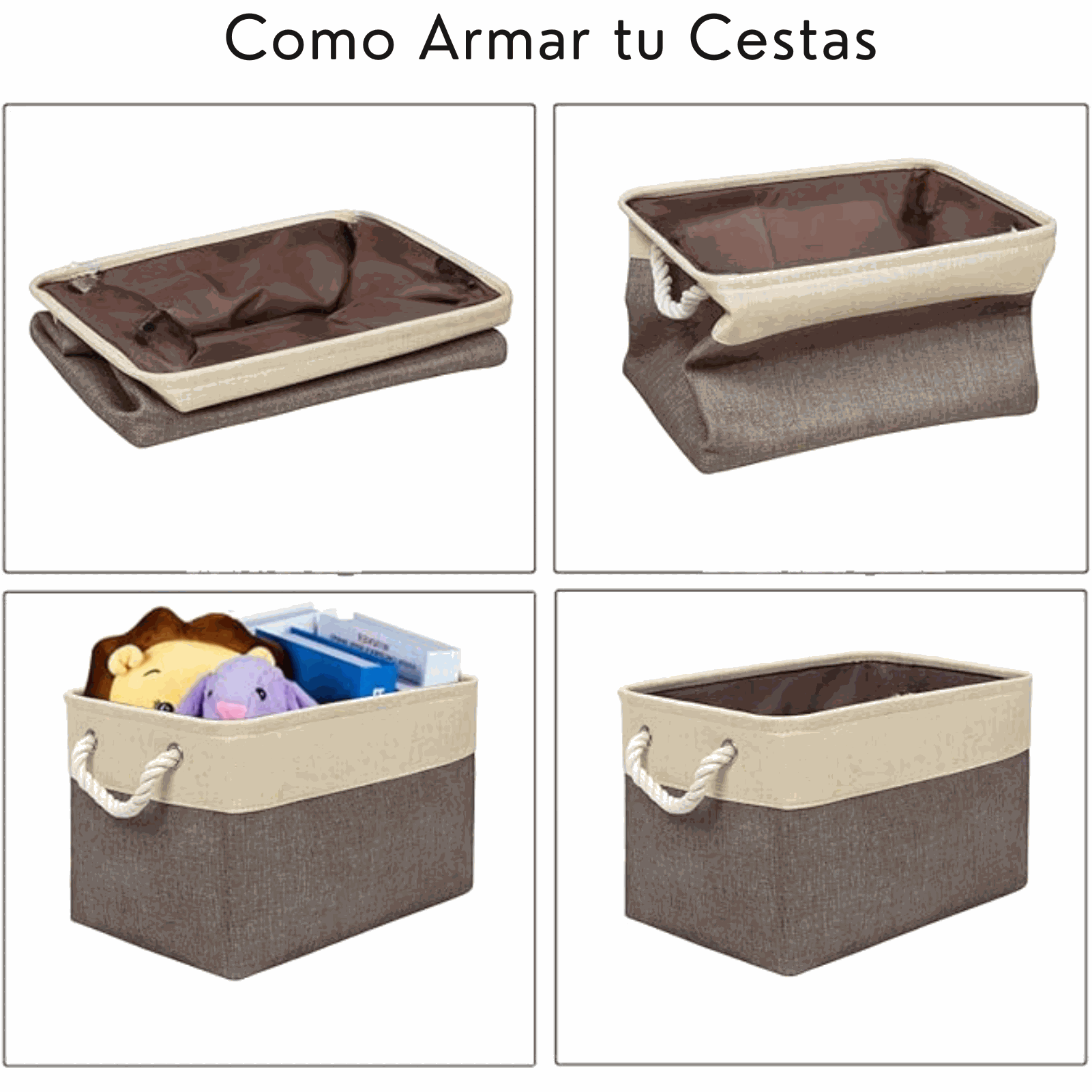 Canasto para closet, organiza tu ropa