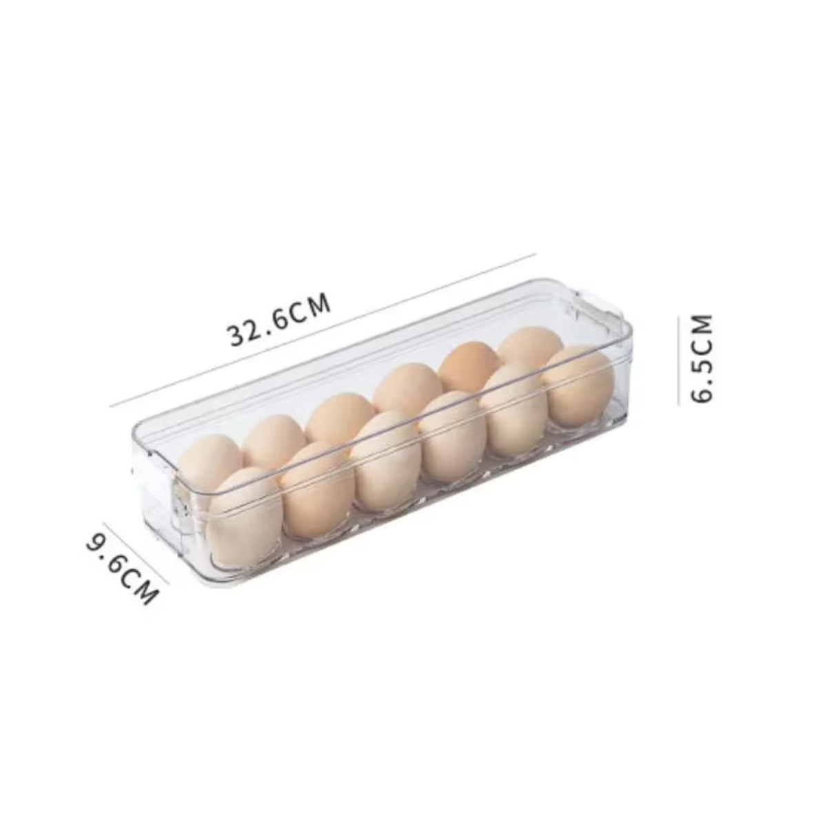 Contenedores Herméticos para 12 Huevos Apilable