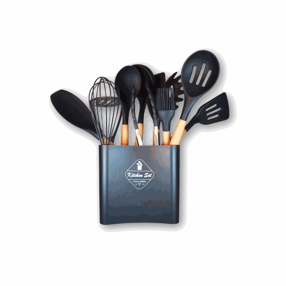 Set 12 Utensilios de silicona, no rayan tus ollas