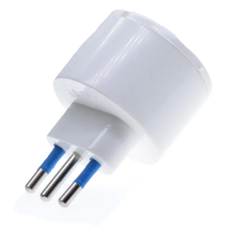 Adaptador Enchufe Schuko Hembra 10A 250V – 1500W 3 Patas