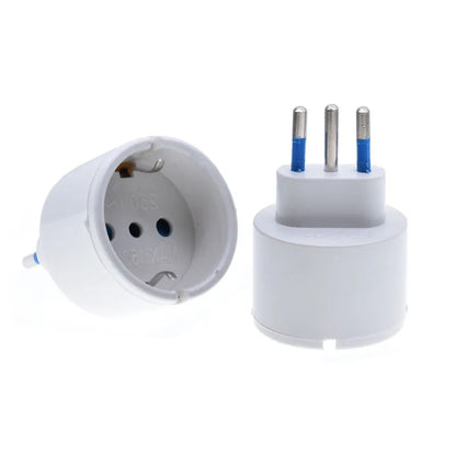 Adaptador Enchufe Schuko Hembra 10A 250V – 1500W 3 Patas