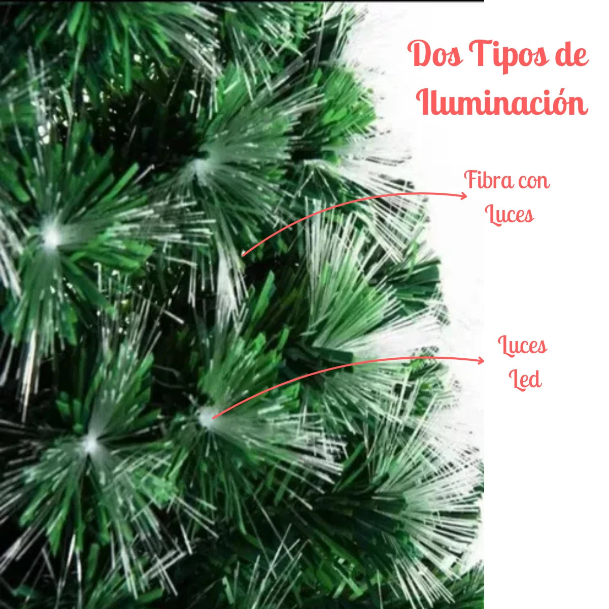 Arbol de Navidad con Luces 180cm
