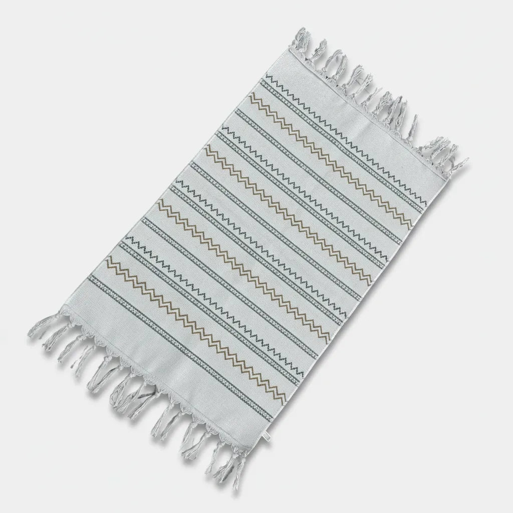 Alfombra decorativa boho de 90x59cm – medidas y dimensiones