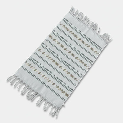 Alfombra decorativa boho de 90x59cm – medidas y dimensiones