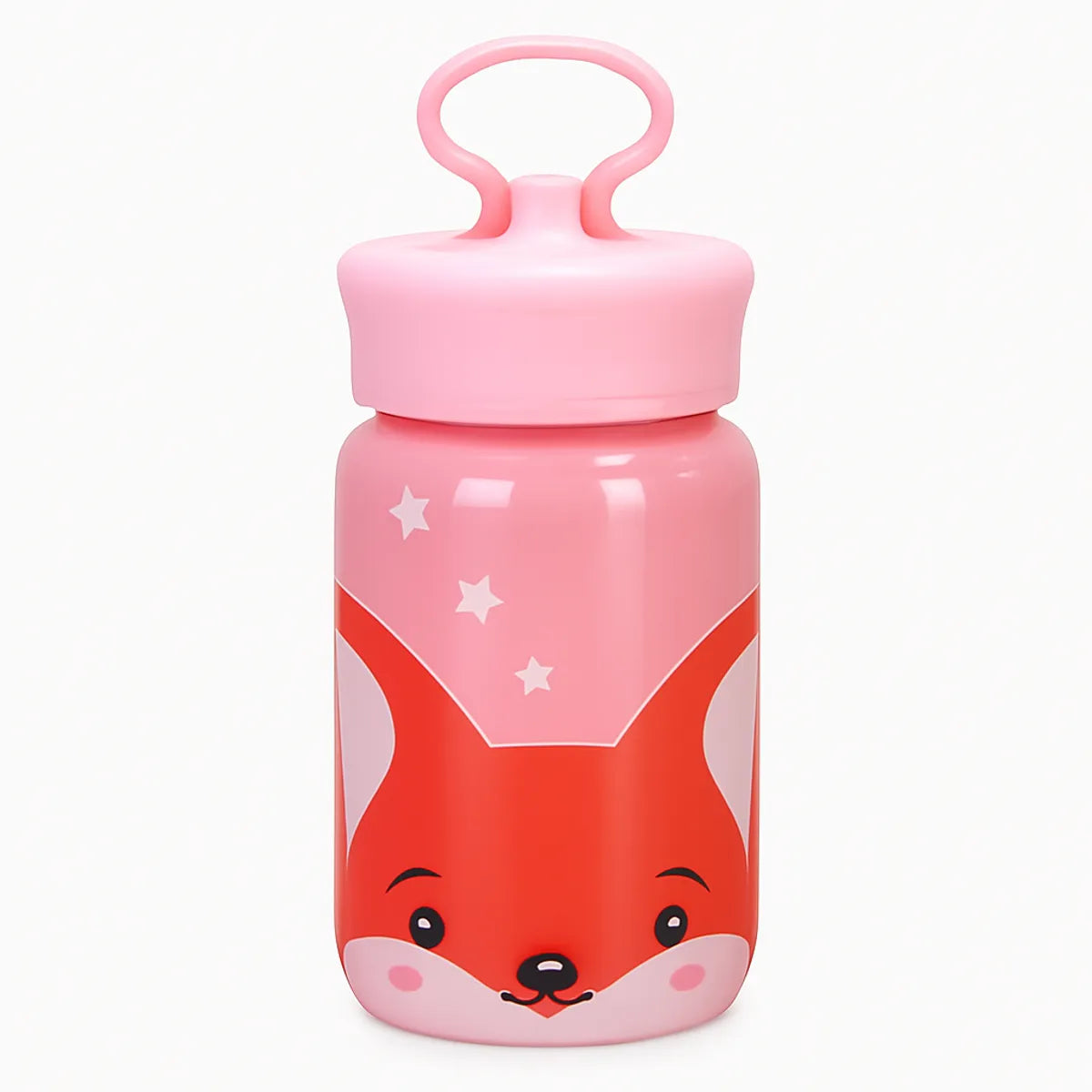 Botella Infantil de Vidrio Foxy 340ml Rosa Azul Verde