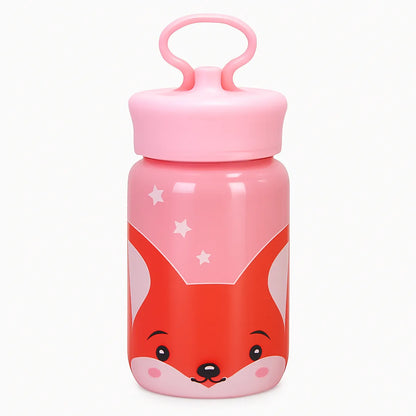 Botella Infantil de Vidrio Foxy 340ml Rosa Azul Verde