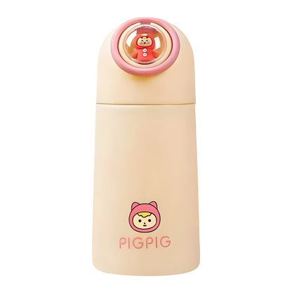 Botella Infantil Kawaii con Figura 3D – 380ml