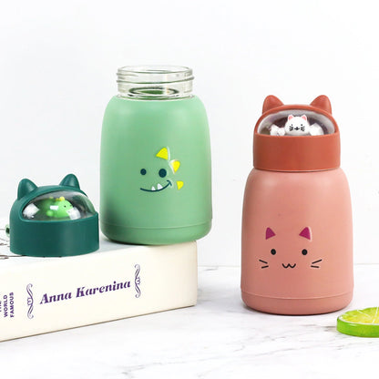 Botella Infantil Kawaii 360ml – Mantiene Líquidos Fríos o Calientes