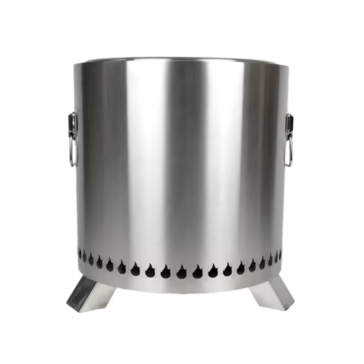 Brasero Sin Humo Grande 47cm, con Manillas y Bolsa Transportadora