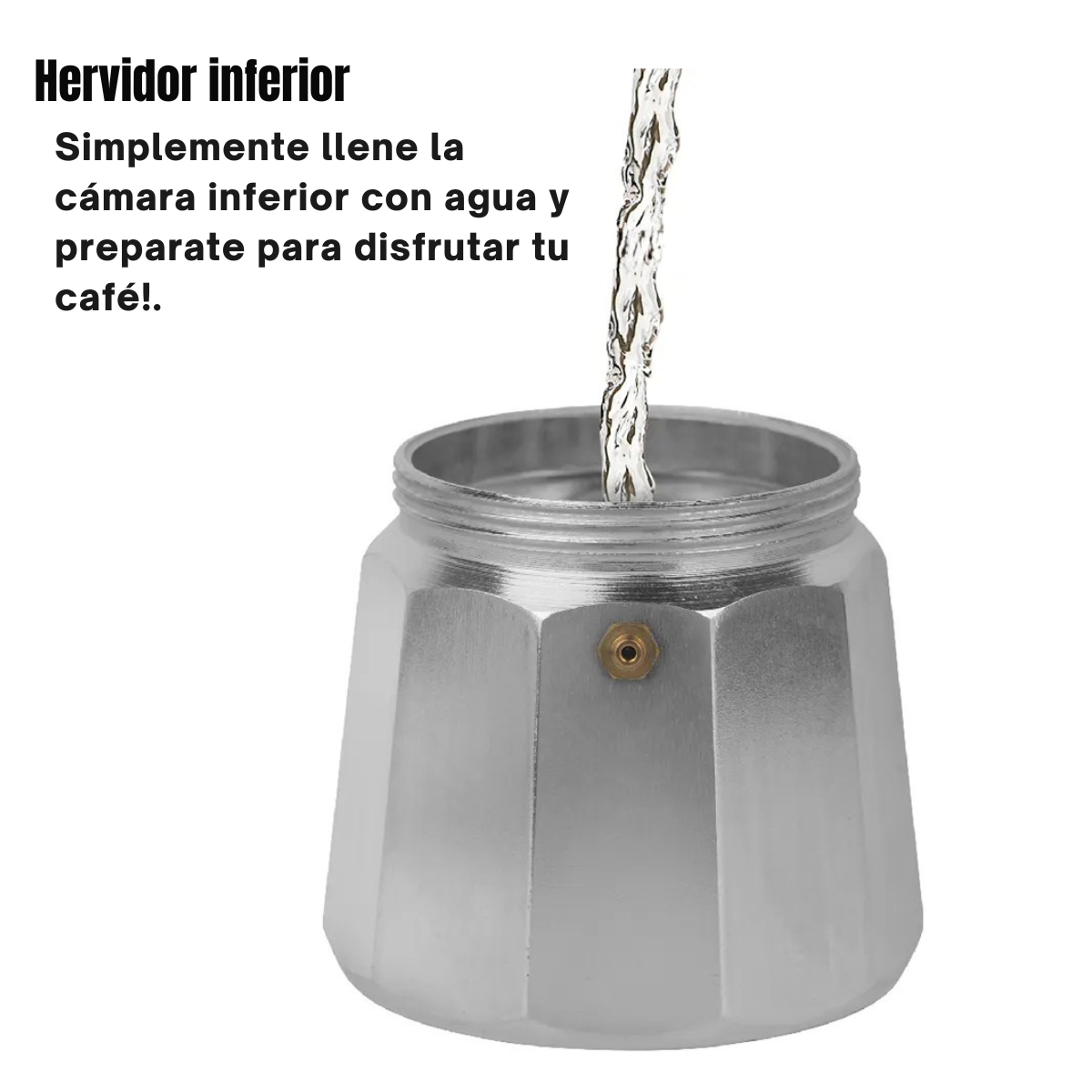 Cafetera Italina 12Tazas (600ml) Aluminio
