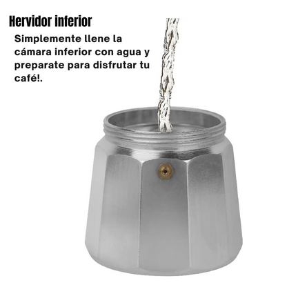Cafetera Italina 12Tazas (600ml) Aluminio