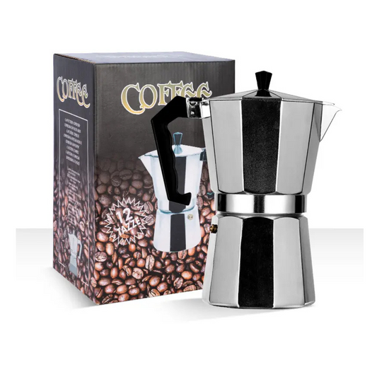 Cafetera Italina 12Tazas (600ml) Aluminio