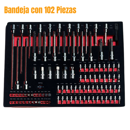 Carro De Trabajo Movil 8 Gabinetes C/herr 253 Pcs