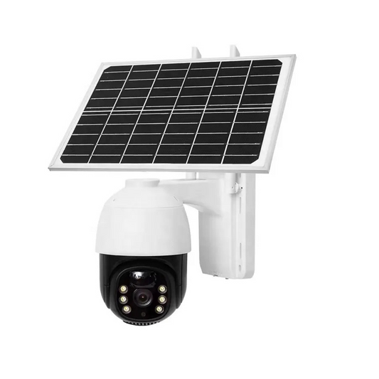 Camara De Vigilancia Con Panel Solar Exterior 4MP