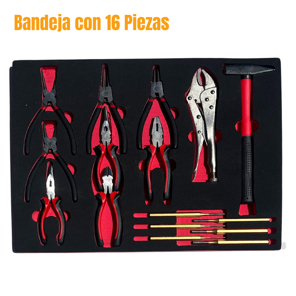 Carro De Trabajo Movil 8 Gabinetes C/herr 253 Pcs