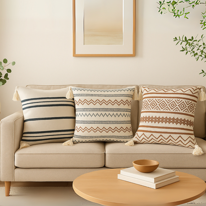 Cojines Decorativos de 42x42 cm: Estilo Boho Chic para tu Hogar