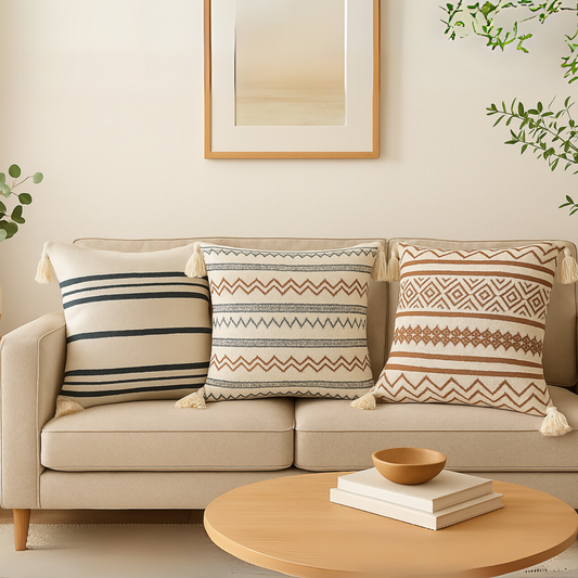 Cojines Decorativos de 42x42 cm: Estilo Boho Chic para tu Hogar