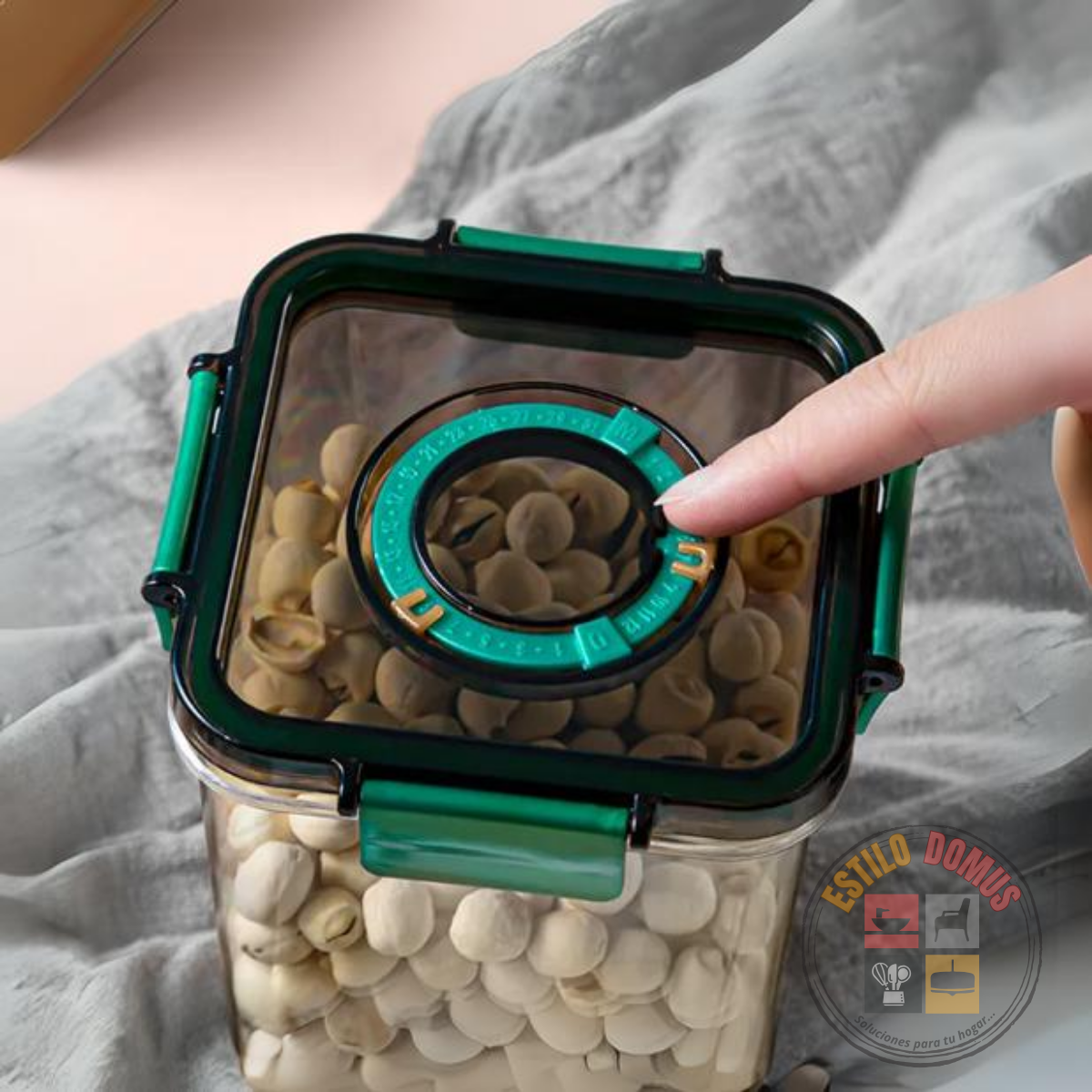 Contenedor Hermetico con Marcador de Fecha sin BPA