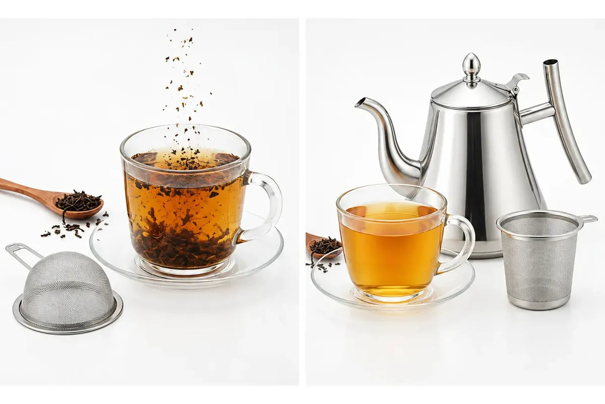 Tetera de Acero Inoxidable con Infusor 1 Litro