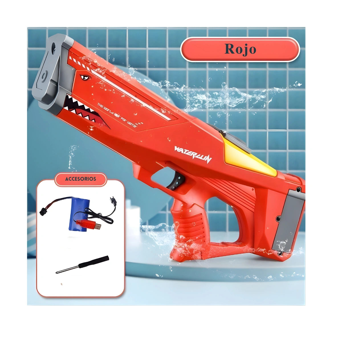 Pistola Lanza Aguas Eléctrica Water Gun
