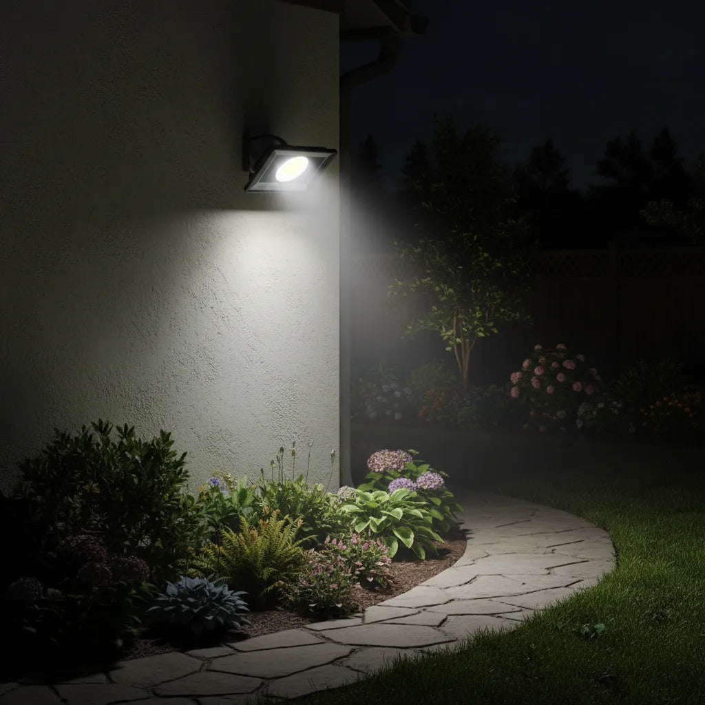 Foco LED de exterior resistente al agua 50W – medidas y dimensiones