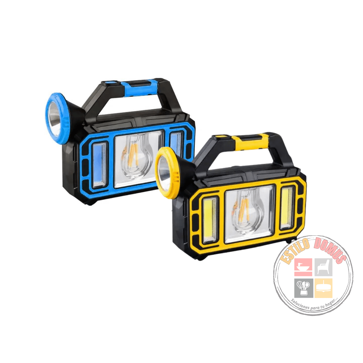 Linterna LED Solar con 3 Modos Recargable – Iluminación Portátil y Sostenible