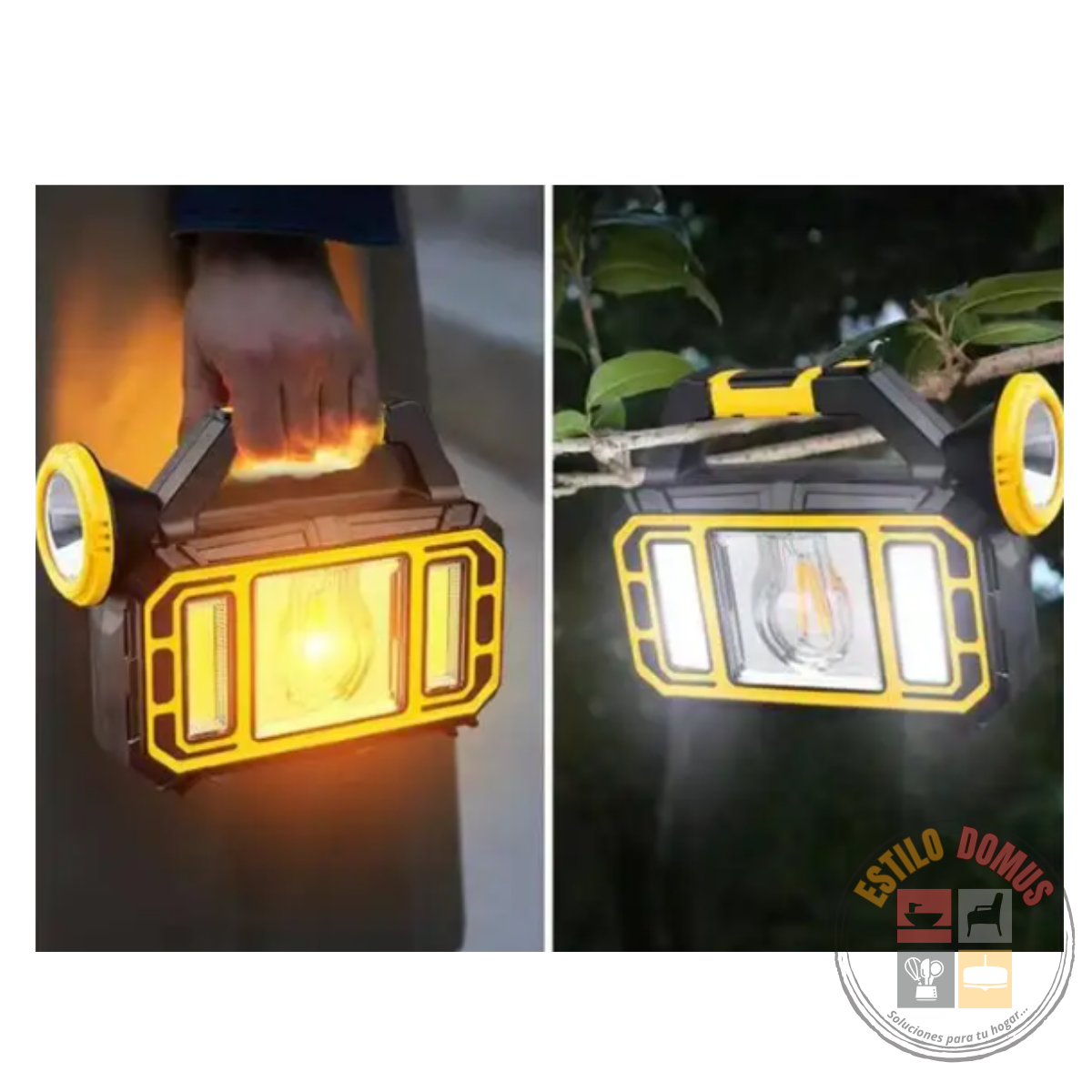 Linterna Solar Emergencia Corte de Luz Camping