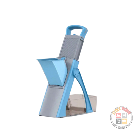 Mandolina Picadora de Vegetales Lavable Azul Verde Mandolina Cocina Profesional
